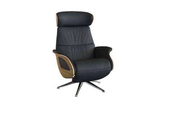 FLEXLUX Relaxsessel Clement elektrischer Funktionsessel, Größe M, Rücken & Fußteil elektrisch, Akku, Arml. Eiche, Fuß Alu, schwarz, Deep Black FLEXLUX Relaxsessel Clement elektrischer Funktionsessel, Größe M, Rücken & Fußteil elektrisch, Akku, Arml. Eiche, Fuß Alu, schwarz, Deep Black von OTTO