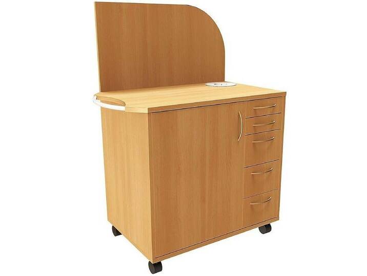 FMBUEROMOEBEL Container Sidney mit Abfallbehälter, Besteckeinsatz, Mehrfachsteckdose, Buche FMBUEROMOEBEL Container Sidney mit Abfallbehälter, Besteckeinsatz, Mehrfachsteckdose, Buche von OTTO