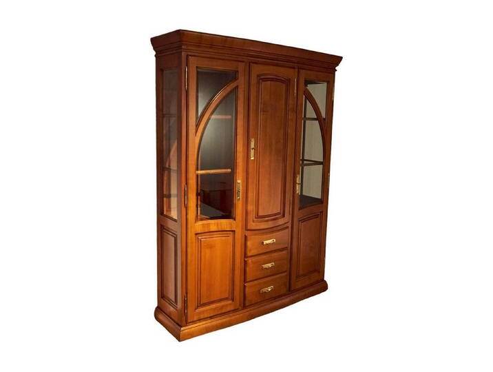FORM EXCLUSIV Standvitrine Vitrine Poesie Wildkirsche Poliert Mit Glaselementen von OTTO
