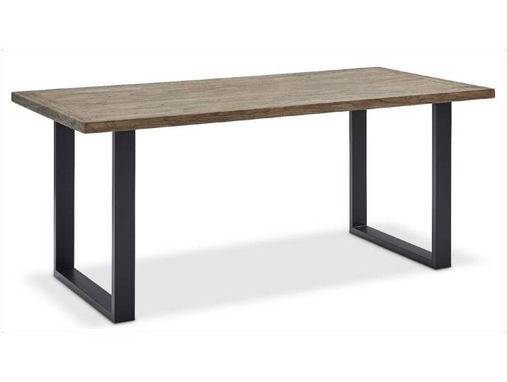 FURNARO Esstisch, Ulme massiv modern Landhaus komplett montiert 76x180x90 cm, braun FURNARO Esstisch, Ulme massiv modern Landhaus komplett montiert 76x180x90 cm, braun von OTTO
