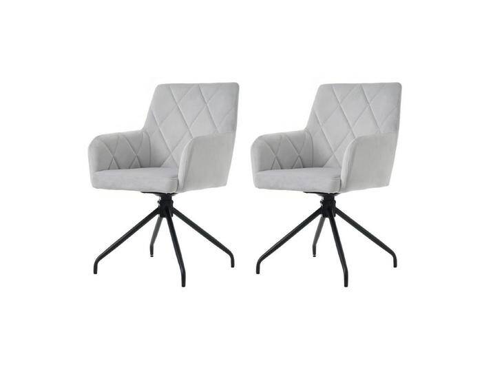 Fanttik 4-Fußstuhl 6er Set 360° Drehbarer Esszimmerstühle (2 set, 4 set, 6 set), Gepolsterter Sessel mit 4 Metallbeinen Moderner Lounge-Stuhl, 2 St von OTTO
