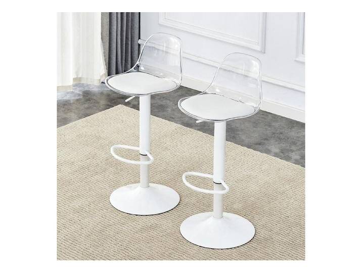 Fanttik Barhocker 2er Set Balkenstuhl,mit Runder Fuß und Transparente Rückenlehne, (Höhenverstellbar/ 81,8-99cm, 360° Drehbar, Bar Stool Balkenstuhl, 2er-Set), Drehstuhl Hocker Tresenhocker,Barhocker Barstuhl mit Fußstütze von OTTO