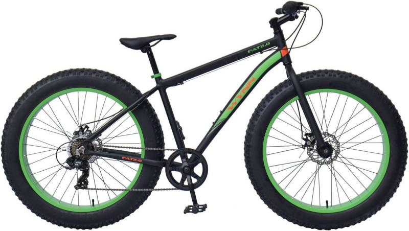 WYNN Fatbike FAT2.0, 7 Gang Shimano Tourney Schaltwerk, Kettenschaltung von Wynn