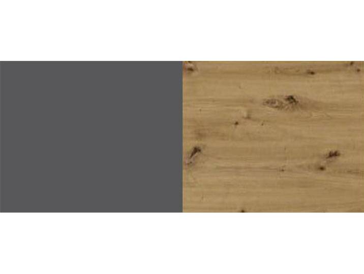 Feldmann-Wohnen Apothekerschrank Arezzo (1-St) 40x59x207cm grifflos lava / Eiche artisan (AZ-2D14K/40/kargo), grau, Türanschlag rechts von OTTO