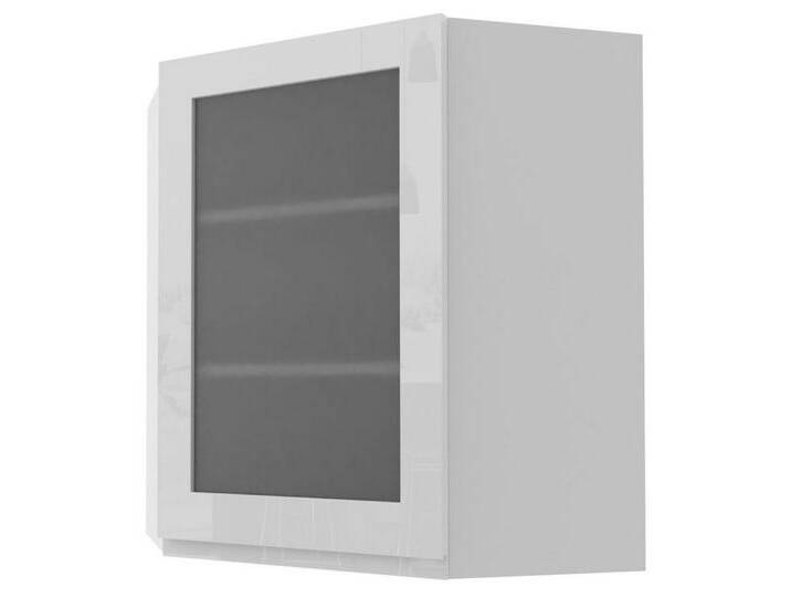 Feldmann-Wohnen Eckhängeschrank Florence (Florence, 1-St) 60cm Front-, Korpusfarbe und Ausführung wählbar grifflos 1-türig, weiß rot von OTTO