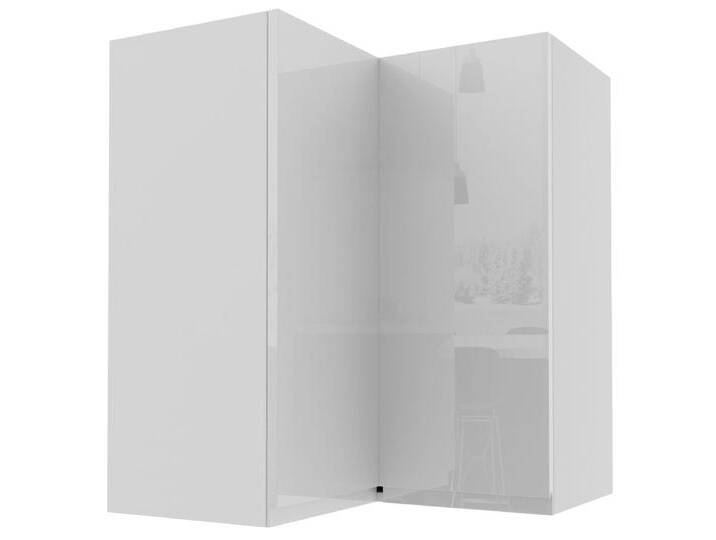 Feldmann-Wohnen Eckhängeschrank Florence (Florence, 1-St) 60cm Front- und Korpusfarbe wählbar grifflos 2-türig, blau grau von OTTO