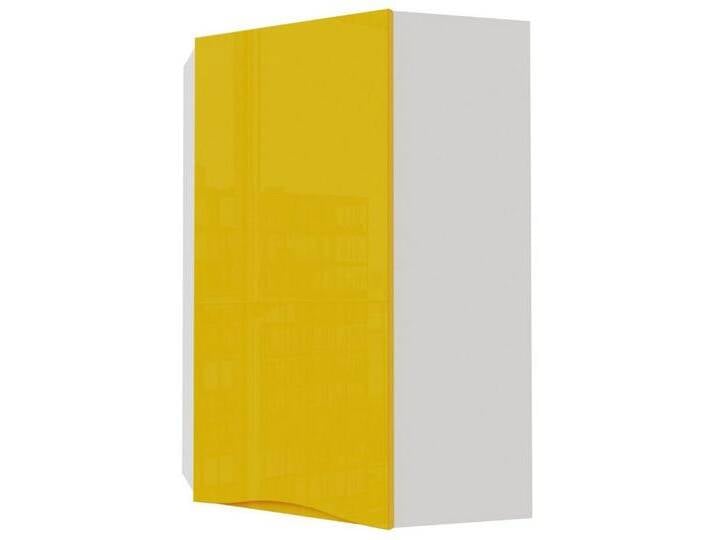 Feldmann-Wohnen Eckhängeschrank Napoli (Napoli, 1-St) 60cm Front-, Korpusfarbe und Ausführung wählbar 1-türig, grau, Türanschlag rechts von OTTO