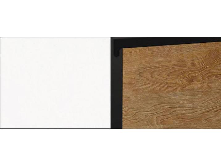 Feldmann-Wohnen Eckhängeschrank Treviso (1-St) 60x60cm Front-, Korpusfarbe und Ausführung wählbar grifflos 1-türig, schwarz braun, Türanschlag rechts von OTTO