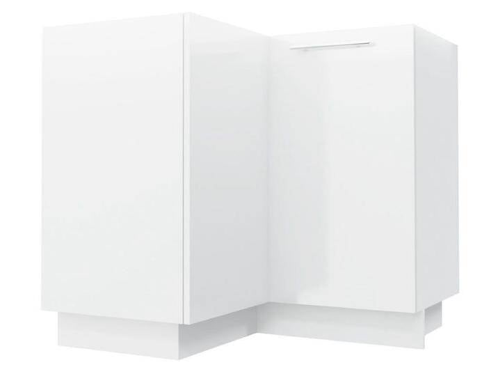 Feldmann-Wohnen Eckschrank Essen (wahlweise ohne/mit Einlegeboden oder mit Topfkarussell, Soft-Close-Funktion, 1-St., Schenkelmaße 84x84 cm, in Kombination mit anderen Schränken: 90x90cm) 90x90x82cm Front-, Korpusfarbe & Ausführung wählbar mit 2 Türen von OTTO