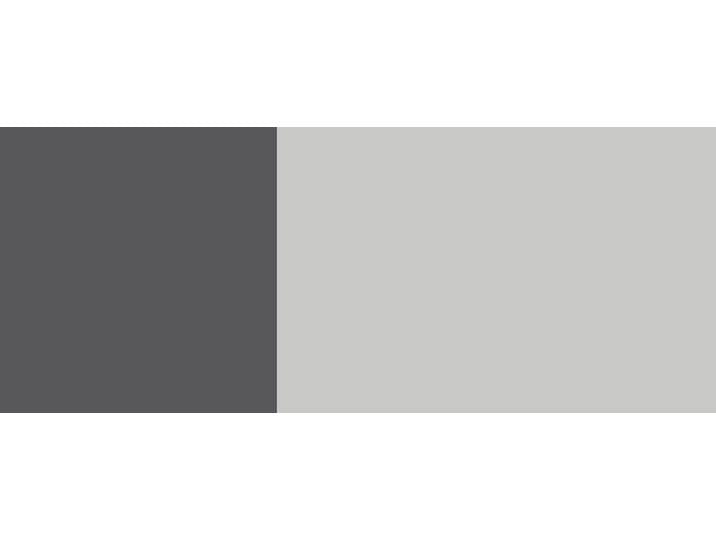 Feldmann-Wohnen Klapphängeschrank Amaro (Amaro, 1-St) 45cm Front- und Korpusfarbe wählbar 1-türig mit Glasfront (glasklar), grau von OTTO