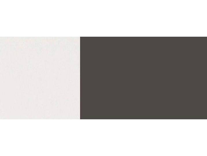 Feldmann-Wohnen Klapphängeschrank Amaro (Amaro, 1-St) 80cm Front- und Korpusfarbe wählbar 2-türig mit Glasfront (glasklar), grau von OTTO