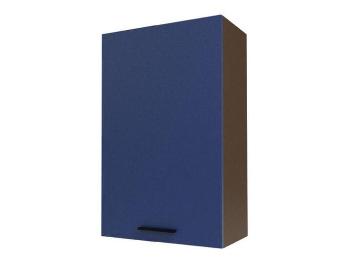 Feldmann-Wohnen Klapphängeschrank Bonn (W4/60/1, 1-türig, 3 Einlegeböden, 1-St., moderne Optik, MDF Fronten) lava / marineblau matt, blau grau von OTTO