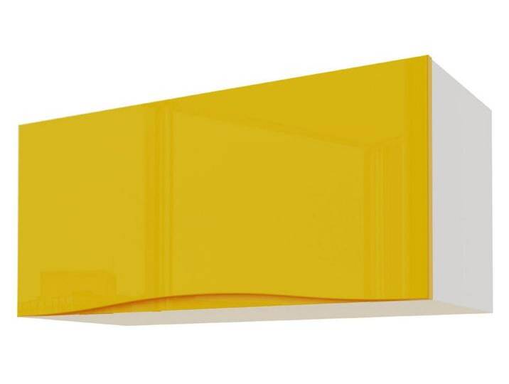 Feldmann-Wohnen Klapphängeschrank Napoli (Napoli, 1-St) 80cm Front- und Korpusfarbe wählbar grifflos 1-türig, grau von OTTO