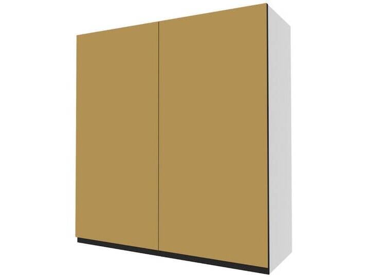 Feldmann-Wohnen Klapphängeschrank Velden (1-St) 90cm Front-, Korpusfarbe und Ausführung wählbar grifflos 2-türig, rot grau von OTTO