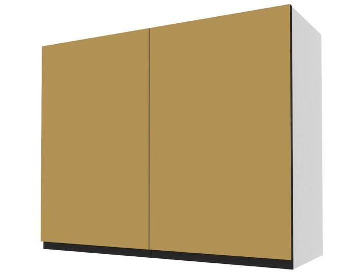 Feldmann-Wohnen Klapphängeschrank Velden (1-St) 90cm Front- und Korpusfarbe wählbar grifflos 2-türig, grau rot von OTTO