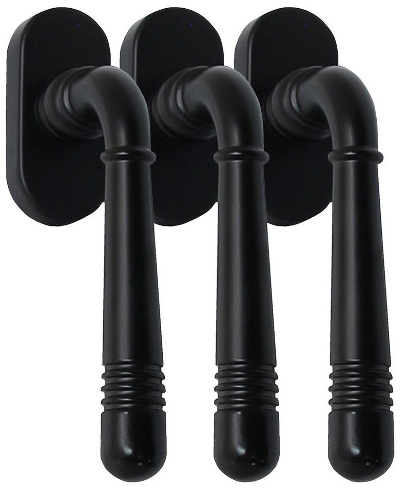 Fenstergriff Fenstergriff 3 x FG - Helena 2314 Schwarz PVD Fensterbeschlag, Rechts wie Links verwendbar, L: 12.4 cm, 45 Grad Rasterung Fenstergriff Fenstergriff 3 x FG - Helena 2314 Schwarz PVD Fensterbeschlag, Rechts wie Links verwendbar, L: 12.4 cm, 45 Grad Rasterung von OTTO