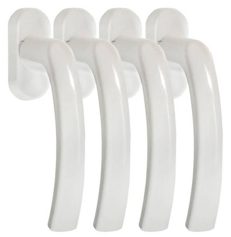 Fenstergriff Fenstergriff FG 8 Weiss 4 Stück Rasterolive Fenstergriffe, 4 x FG 8, L: 13.5 cm, strapazierfähige Beschichtung von OTTO