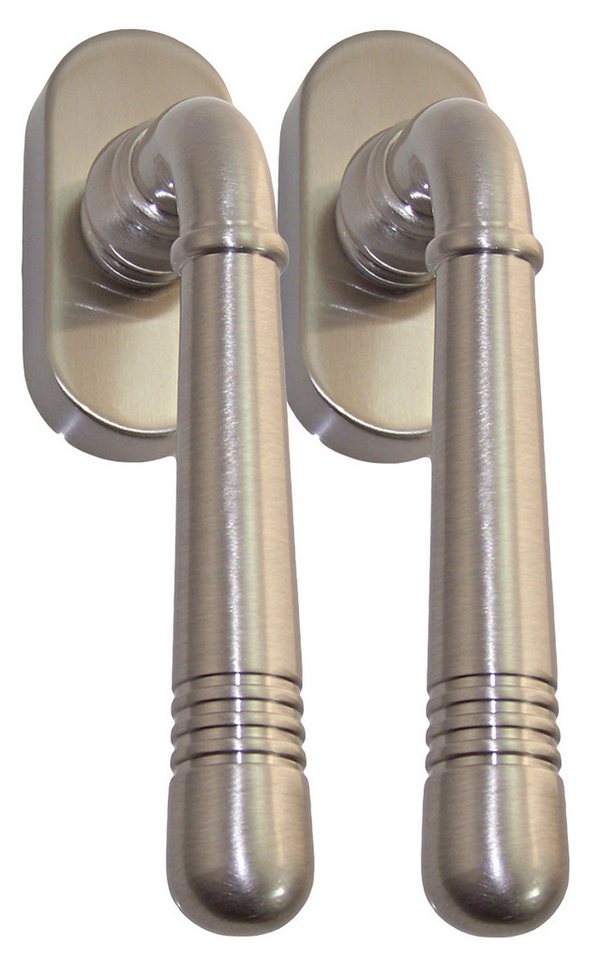 Fenstergriff Fenstergriff Set 2 x FG Helena 1672 Nickelmatt Fensterbeschlag, 2 x FG Helena 1672 Nickelmatt, L: 12.4 cm, 45 Grad Rasterung Fenstergriff Fenstergriff Set 2 x FG Helena 1672 Nickelmatt Fensterbeschlag, 2 x FG Helena 1672 Nickelmatt, L: 12.4 cm, 45 Grad Rasterung von OTTO