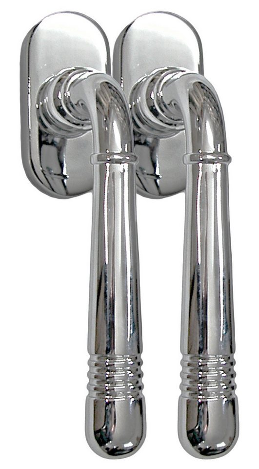 Fenstergriff Fenstergriff Set 2 x FG Helena 1673 Chrom Rasterolive Fensterbeschlag, 2 x FG Helena 1673 Chrom, L: 12.4 cm, 45 Grad Rasterung Fenstergriff Fenstergriff Set 2 x FG Helena 1673 Chrom Rasterolive Fensterbeschlag, 2 x FG Helena 1673 Chrom, L: 12.4 cm, 45 Grad Rasterung von OTTO