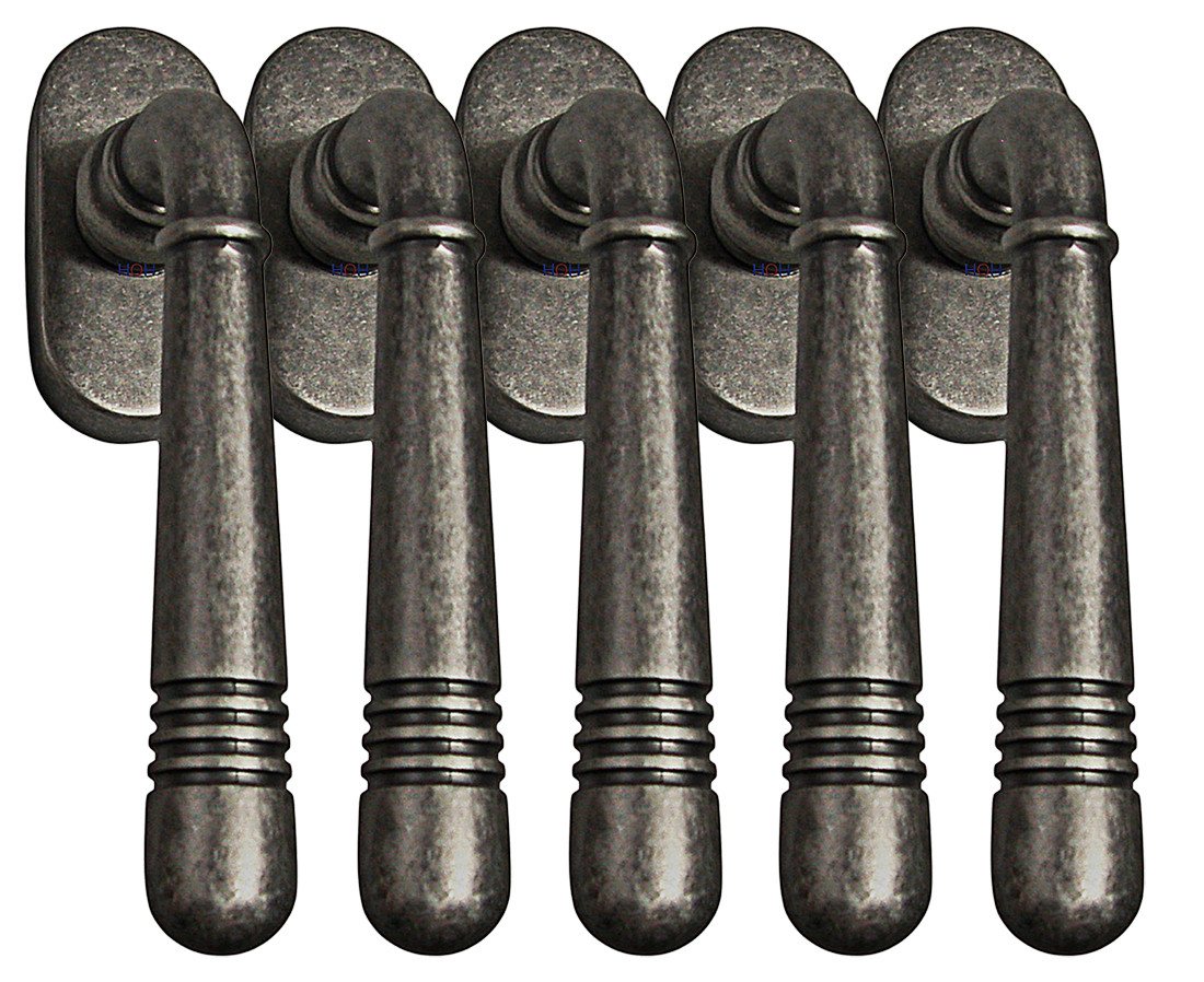 Fenstergriff Fenstergriff Set 5 x FG Helena 1675 Antik Grau Fensterbeschlag, 5 x FG Helena Antik Grau, L: 12.4 cm, 45 Grad Rasterung Fenstergriff Fenstergriff Set 5 x FG Helena 1675 Antik Grau Fensterbeschlag, 5 x FG Helena Antik Grau, L: 12.4 cm, 45 Grad Rasterung von OTTO