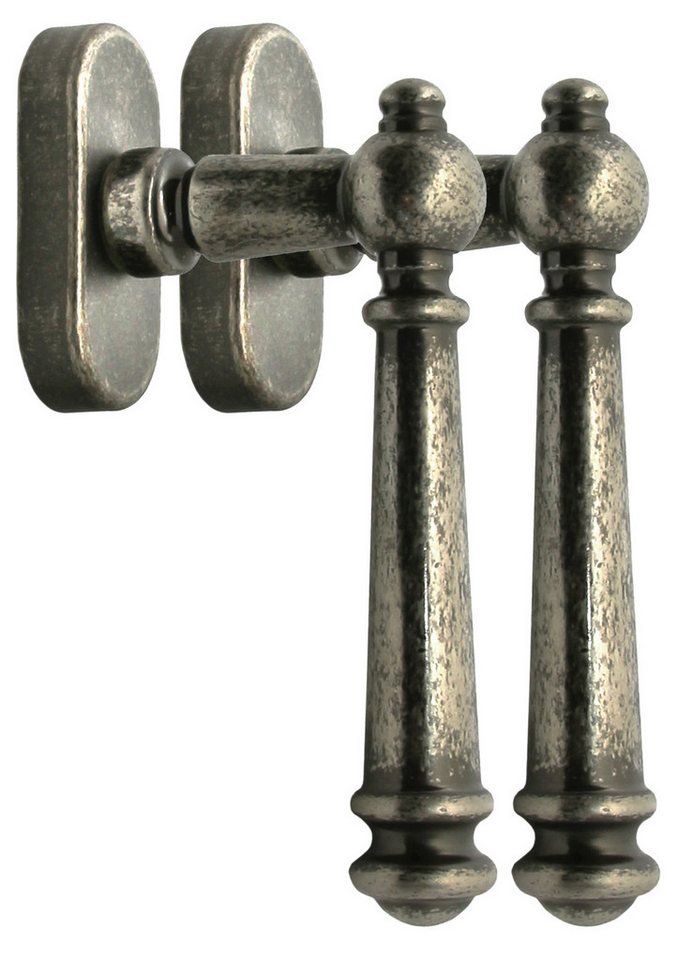 Fenstergriff Hochwertiges Fenstergriff Set 2 x FG Kos Antik Iron L-Form, L: 13 cm, (Set), Metall Unterkonstruktion von OTTO