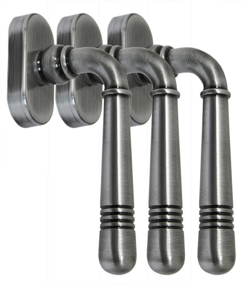 Fenstergriff Massiv Messing Fenstergriff Set 3 x FG Helena Prime 0970 EF - Schwarz, L: 12.4 cm, Metall Unterkonstruktion Fenstergriff Massiv Messing Fenstergriff Set 3 x FG Helena Prime 0970 EF - Schwarz, L: 12.4 cm, Metall Unterkonstruktion von OTTO
