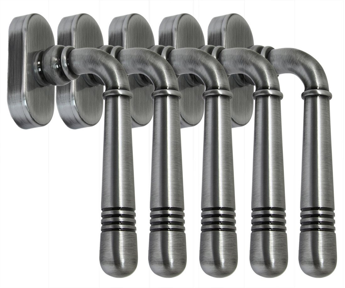 Fenstergriff Massiv Messing Fenstergriff Set 5 x FG Helena Prime 0970 EF - Schwarz, 5 x FG Helena Prime 0970, L: 12.4 cm, Metall Unterkonstruktion Fenstergriff Massiv Messing Fenstergriff Set 5 x FG Helena Prime 0970 EF - Schwarz, 5 x FG Helena Prime 0970, L: 12.4 cm, Metall Unterkonstruktion von OTTO