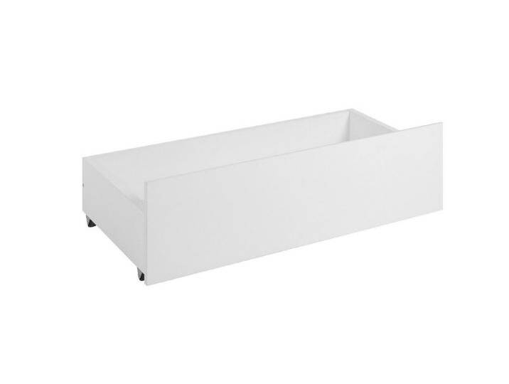Finori Bettschubkasten (2er-Set) mit Rollen, in Weiß - 99,5x28,5x46,5cm (BxHxT) (2er-Set), weiß von OTTO