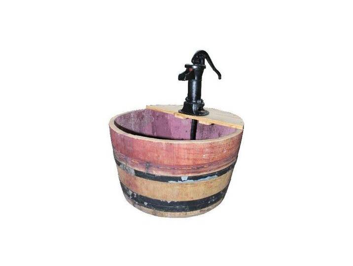 Flamingo Gartenbrunnen Weinfass mit Pumpe 110 L Ø 65-70 cm von OTTO