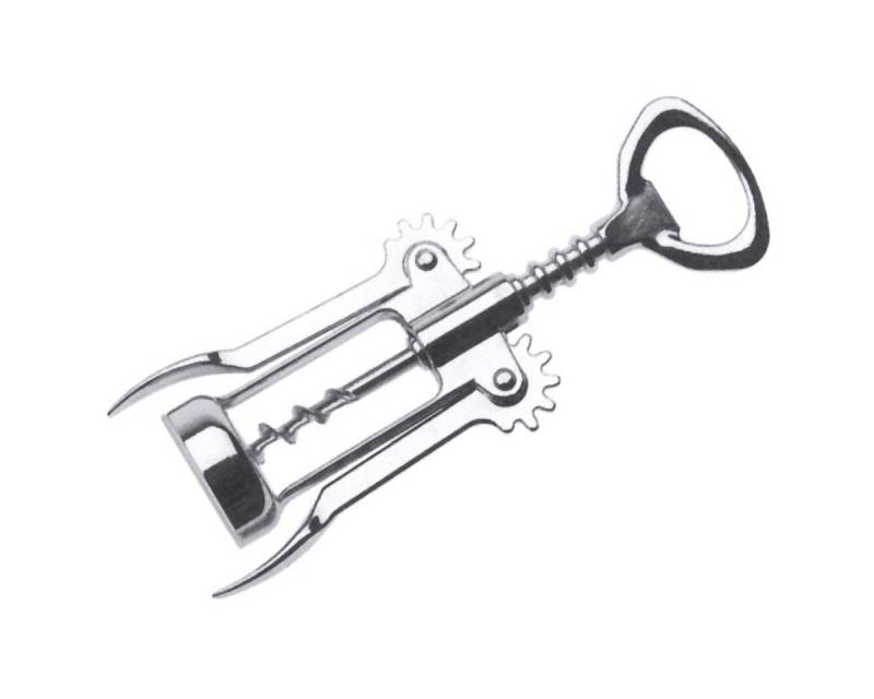 Flaschenöffner contacto Hebelkorkenzieher 454/180 verchromt silber von OTTO