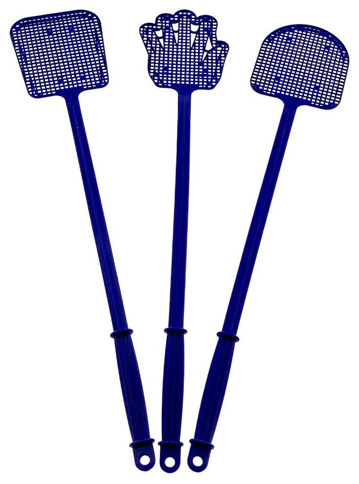 Centi Fliegenklatsche 3er Set Fliegenklatsche 49 x 9,5 x 1 cm, Fliegenfänger Insektenabwehr von Centi