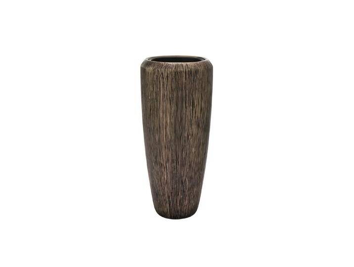 Flingora Bodenvase Esmee, mit Einsatz - Fiberglas - Indoor - Bronze - Höhe 75 cm, braun, Metallisch, Bronze von OTTO