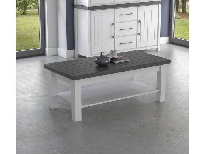 Forestdream Wohnwand aus Holz in Weiß/Grau. Abmessungen (BxHxT) 120x46,5x60 cm, grau von OTTO