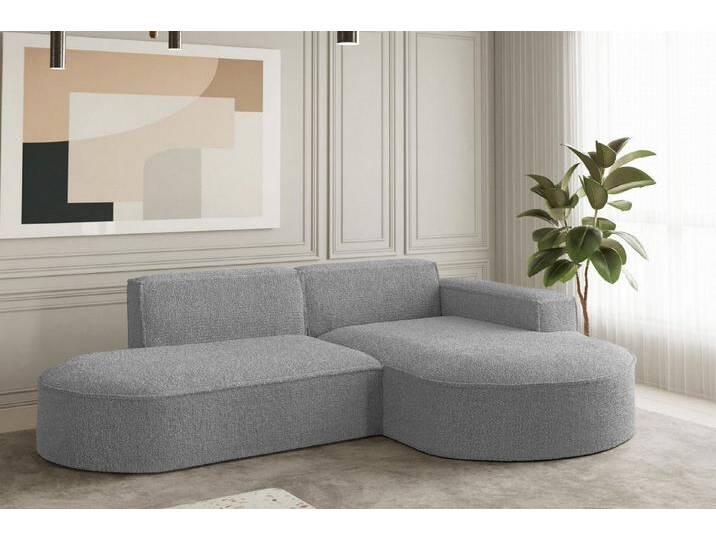 Friderik-EU Ecksofa PARMA STUDIO – 236 cm, Modernes Design, Couch L Form, Stoffwahl: Opera oder Loop, grau, Hellgrau Friderik-EU Ecksofa PARMA STUDIO – 236 cm, Modernes Design, Couch L Form, Stoffwahl: Opera oder Loop, grau, Hellgrau von OTTO