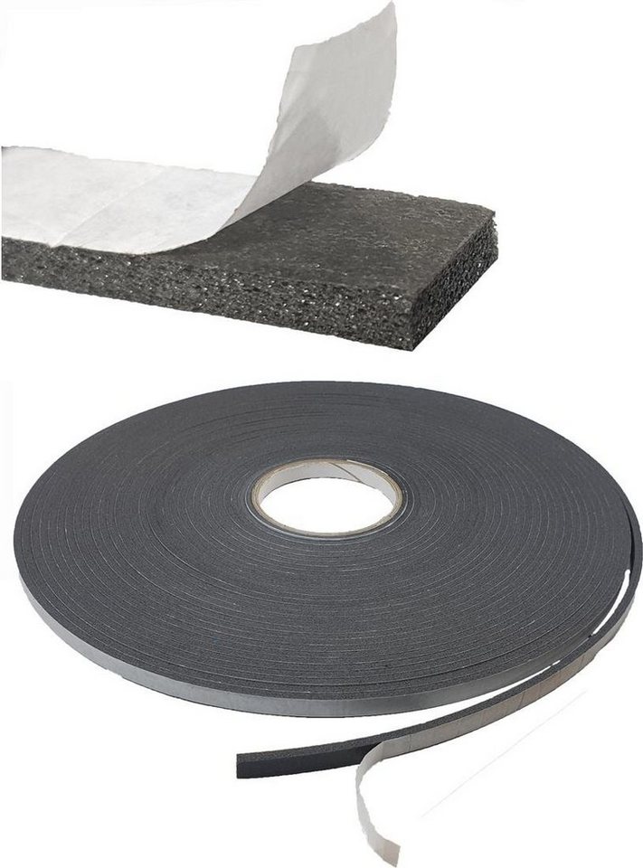 varivendo Dichtband Zugluftdichtung selbstklebend 20 m x 10 mm (Rollen 10 m, 2-St., Zugluftdichtung) türdicht scheibendichtung Fensterdichtungsband Vorlegeband von varivendo
