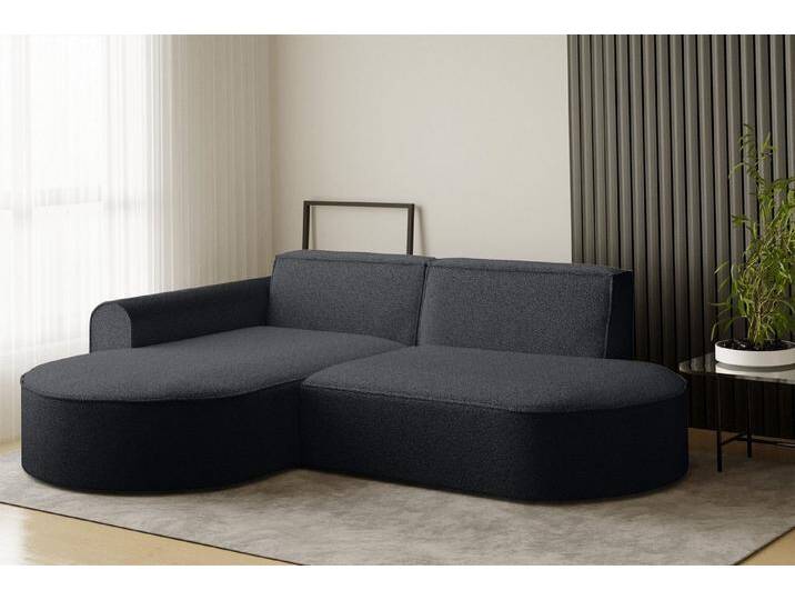 Fun Möbel Ecksofa Ecksofa Designersofa BONDY in Stoff mit Ottomane, Ottomane links oder rechts, Rundumbezug, schwarz Fun Möbel Ecksofa Ecksofa Designersofa BONDY in Stoff mit Ottomane, Ottomane links oder rechts, Rundumbezug, schwarz von OTTO