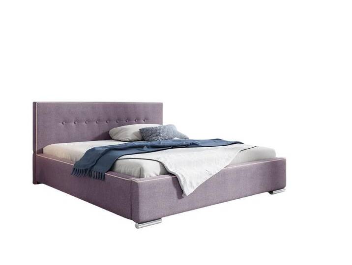 Fun Möbel Polsterbett Bett Schlafzimmerbett DEVIN Komplett-Set (Auch ohne Matratze erhältlich, inkl. 7 Zonen Taschenfederkernmatratze (17 cm), inkl. Lattenrost und Bettkasten von OTTO