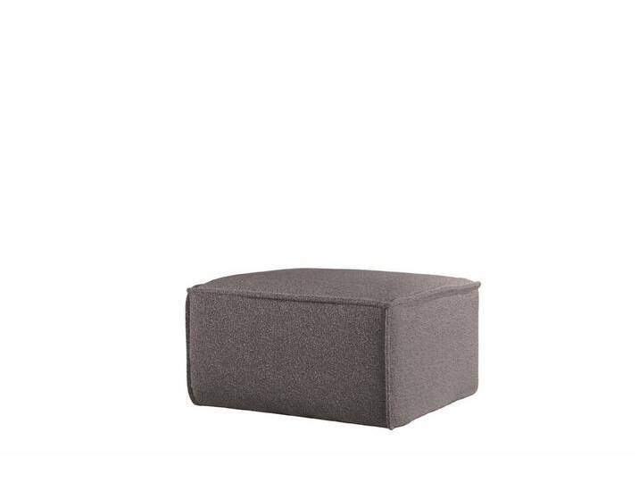 Fun Möbel Polsterhocker Designerhocker CELES PREMIUM (85x85x40 cm oder 65x65x40 cm), in 2 Größen und 2 verschiedenen Stoffen, braun, Taupe von OTTO