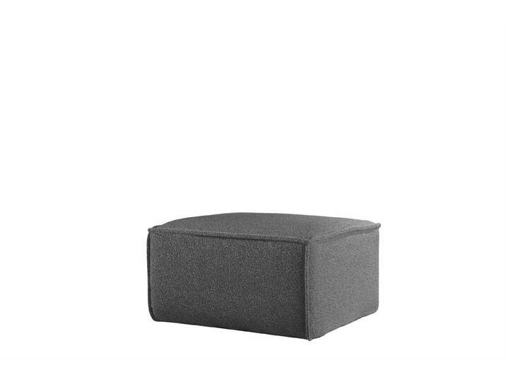 Fun Möbel Polsterhocker Designerhocker CELES PREMIUM (85x85x40 cm oder 65x65x40 cm), in 2 Größen und 2 verschiedenen Stoffen, schwarz, 65x65x cm von OTTO
