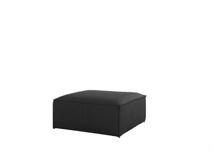 Fun Möbel Polsterhocker Designerhocker CELES PREMIUM in Stoff Scala (85x85x40 cm oder 65x65x40 cm), in 2 Größen, grau, 85x85x40 cm, Anthrazit von OTTO