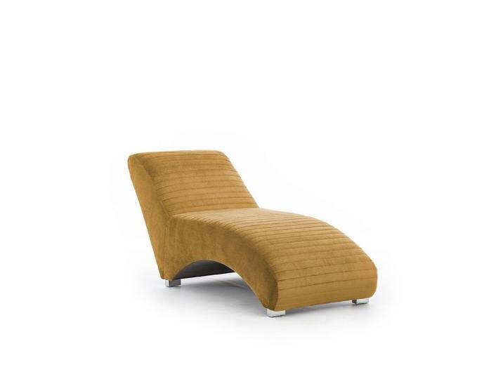 Fun Möbel Relaxsessel Relaxliege Liege Sessel ABRAMO in Stoff Lisbon (Plüsch oder Webstoff, Liege Rücken echt bezogen), inkl. Nackenkissen, gelb von OTTO