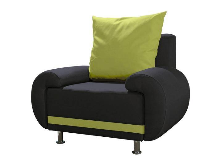 Fun Möbel Sessel Clubsessel MIKA (inkl. 1 Rückenkissen, auch als 3er Sofa oder 3-1-1-Set erhältlich), grün von OTTO