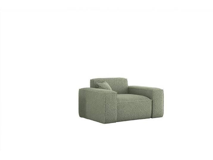 Fun Möbel Sessel Designersessel FUN PEREZ PREMIUM in Stoff Sven (Rundumbezug, Auch im 3-2-1 Set erhältlich), inkl. 1 Zierkissen, grün, Hellgrün von OTTO