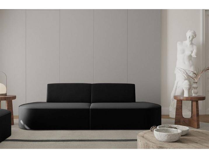Fun Möbel Sofa Sofa Designersofa 2-Sitzer MILOT in Stoff, schwarz, Designersofa Sofa MILOT 2-Sitzer Stoff Opera Velvet Schwarz, Schwarz Fun Möbel Sofa Sofa Designersofa 2-Sitzer MILOT in Stoff, schwarz, Designersofa Sofa MILOT 2-Sitzer Stoff Opera Velvet Schwarz, Schwarz von OTTO