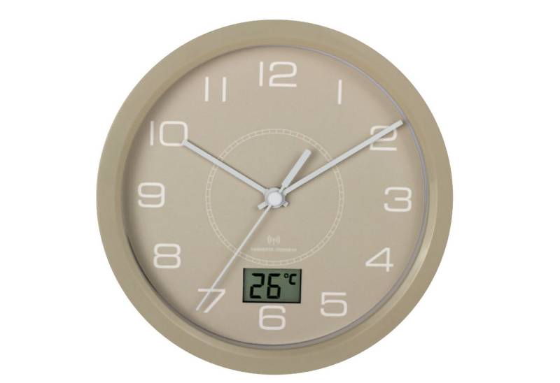 Funkwanduhr Funk Badezimmeruhr Temperaturanzeige Geräuschlos Funkwanduhr Funk Badezimmeruhr Temperaturanzeige Geräuschlos von OTTO