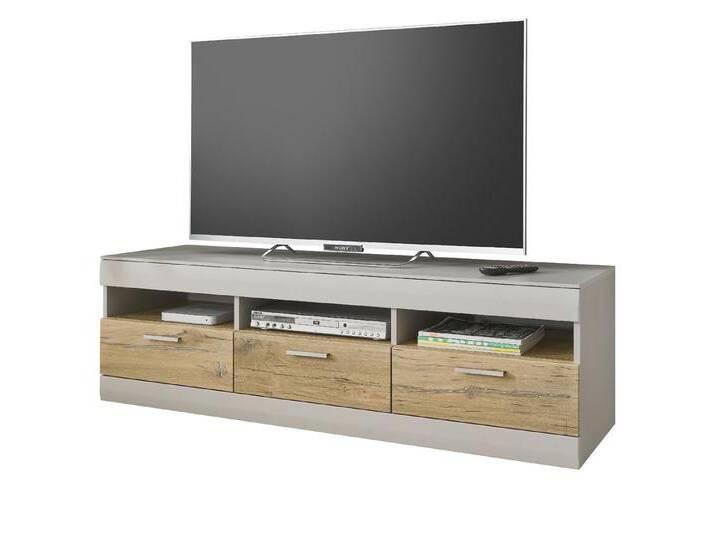 Furn.Design Lowboard Griego (TV Unterschrank in grau mit Zinn Eiche, 150 x 44 cm), mit Soft-Close-Funktion, grau von OTTO