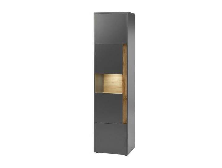 Furn.Design Standvitrine Center, grau, Mit Beleuchtung von OTTO