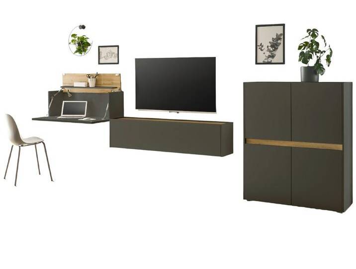 Furn.Design Wohnwand Center, grau von OTTO