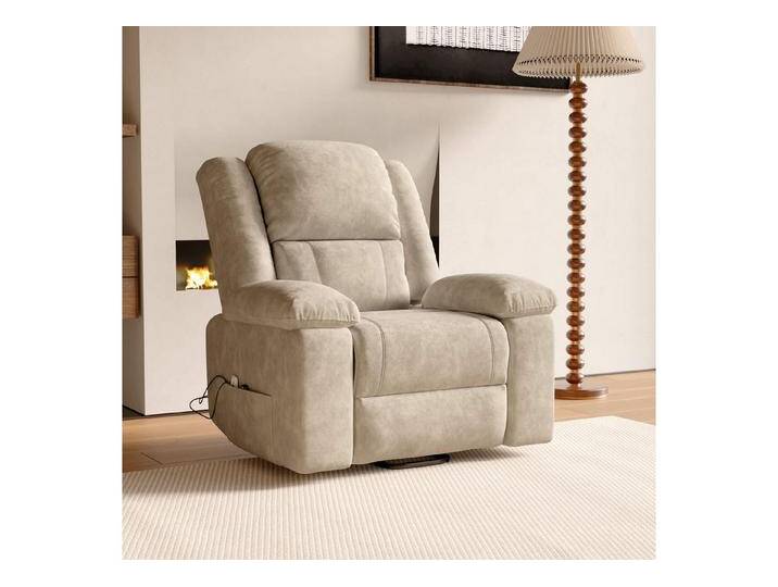 Furnishings Home Massagesessel Massagestuhl Polsterstuhl (Set, 1), braun, hellbraun von OTTO