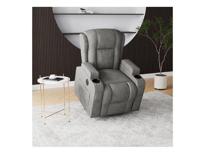 Furnishings Home Massagesessel TV-Sessel Elektrisch Massage Relaxsessel Schlafsessel Fernsehsessel (inkl. Aufstehhilfe und Fernbedienung, Ladefunktion), Mit Liegefunktion Massagefunktion und Wärmefunktion, bis 150 kg von OTTO